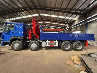 Howo 371 Crane yang dipasang trak