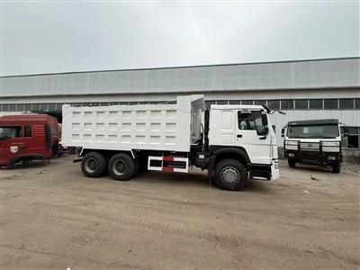 Badan Dump Truck Refurbished 4 × 371 Enjin Tayar Baru